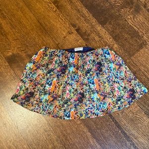 Floral Flowy Strapless Top